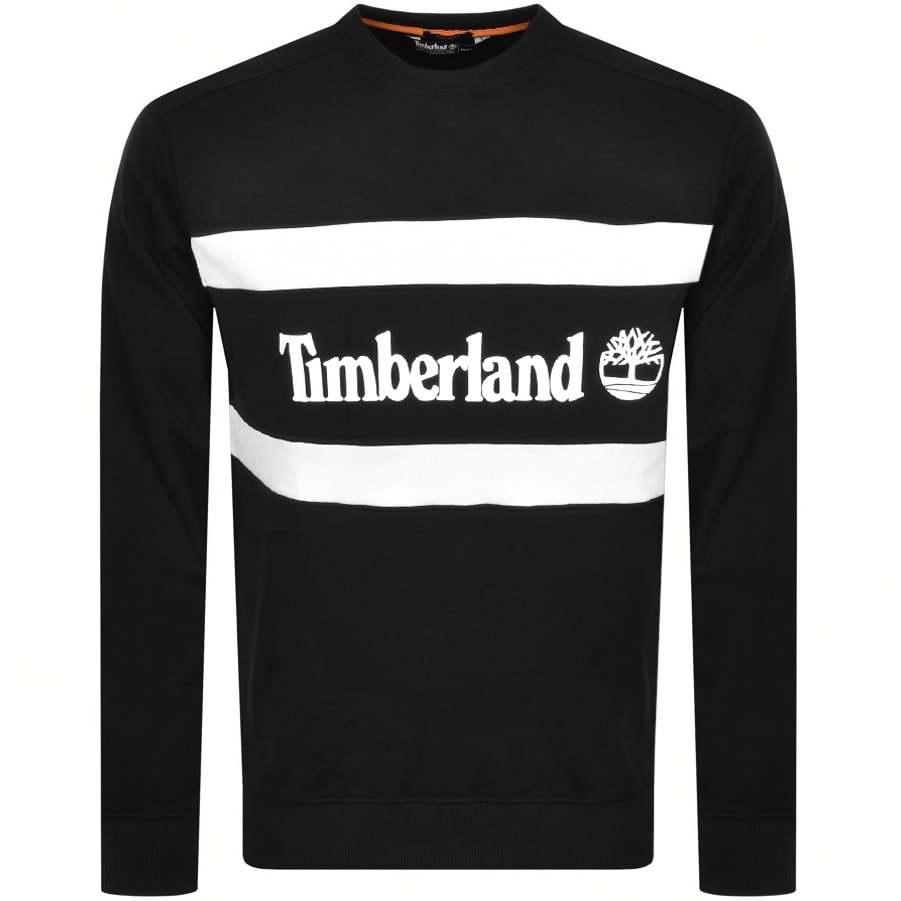Alternative Image for ProductTimberland Crew Neck Logo Sweatshirt Black1
